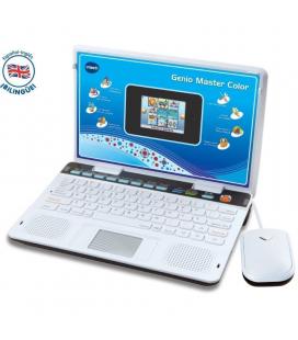 Portátil infantil vtech genio máster color bilingüe/ azul