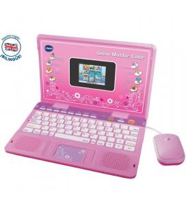 Portátil infantil vtech genio máster color bilingüe/ rosa
