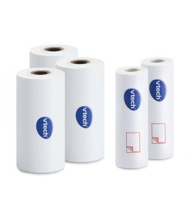 Pack 5 rollos papel térmico vtech para cámara print cam/ 3 rollos térmicos y 2 rollos pegatina