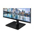 Monitor profesional samsung lf24t450fzu 24'/ full hd/ regulable en altura/ negro