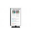 Monitor profesional samsung lf24t450fzu 24'/ full hd/ regulable en altura/ negro