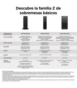 Pc hp workstation z2 sff g9 intel core i7-14700/ 16gb/ 1tb ssd/ win11 pro