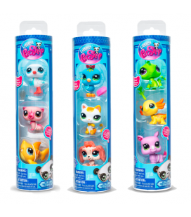 Mascotas little pet shop pack de 3 mascotas - 1 unidad aleatoria