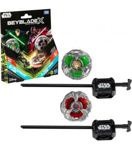 Juego hasbro beyblade x star wars luke skywalker vs darth vader