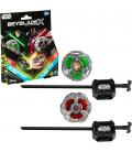 Juego hasbro beyblade x star wars luke skywalker vs darth vader