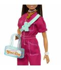 Muñeca barbie mattel mono rosa