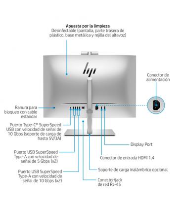 Ordenador all in one hp eliteone 840 g9 23.8 pulgadas i5 - 13500 - 16gb - ssd 512gb - w11pro