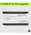 Portátil hp 15 - fd0227ns 15.6 pulgadas i5 - 1334u -  16gb - ssd 512gb - w11 - plata