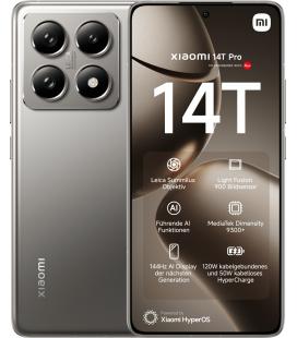Smartphone xiaomi 14t pro 12gb/ 512gb/ 6.67'/ 5g/ gris titanio