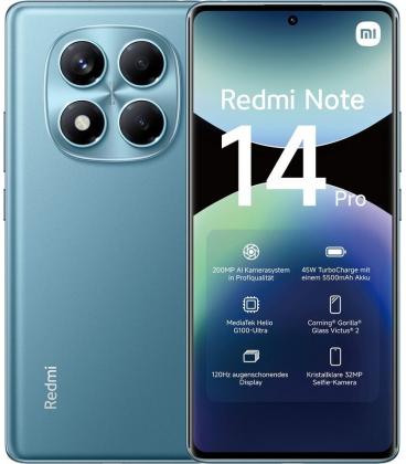 Smartphone xiaomi redmi note 14 pro 8gb/ 256gb/ 6.67'/ azul