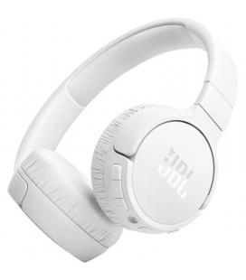 Auriculares inalámbricos jbl tune 670nc/ con micrófono/ bluetooth/ blanco