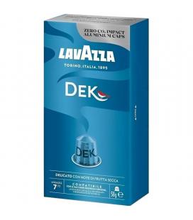 Cápsula lavazza espresso decaf descafeinado para cafeteras nespresso/ caja de 10