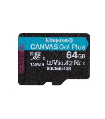Tarjeta de memoria kingston canvas select plus 64gb microsd xc/ clase 10/ 200mbs