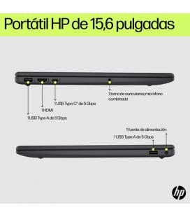 HP Laptop 15-fd0233ns Intel® Core™ i5 i5-1334U Portátil 39,6 cm (15.6") Full HD 16 GB DDR4-SDRAM 512 GB SSD Wi-Fi 6E (802.11ax) 