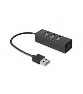 HUB 4 PUERTOS 2.0 MEDIARANGE MRCS502 BLACK