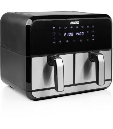 Freidora por aire / sin aceite princess double basket airfryer 182074/ 2400w/ capacidad 8l