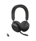 Auriculares jabra evolve2 75 ms stereo inalambrico negro