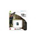 Tarjeta de memoria kingston canvas go! plus 128gb microsd xc/ clase 10/ 170mbs
