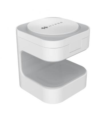 Targus HJ3320WHGL cargador de dispositivo móvil Auriculares, Smartphone, Reloj inteligente Blanco USB Cargador inalámbrico Carga