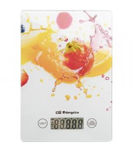 Báscula de cocina electrónica orbegozo pc 1023/ hasta 5 kg/ blanca