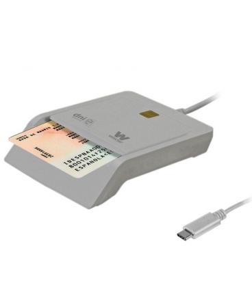 Lector de dni y tarjetas woxter pe26-198/ blanco/ usb 2.0