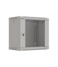 ARMARIO LANBERG MURAL RACK 19" 9U 540X350 FLAT PACK GRIS PUERTA CRISTAL