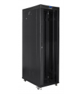 ARMARIO LANBERG RACK 19" 42U 600X1200 FLAT PACK NEGRO PUERTA CRISTAL CON LCD