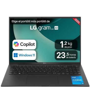 Portátil lg gram 16z90ru-g.aa55b intel core i5-1334u/ 16gb/ 512gb ssd/ 16'/ win11