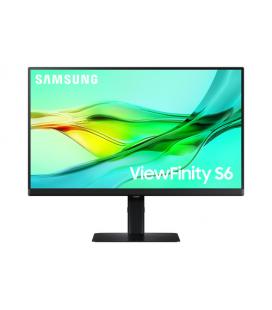 Monitor profesional samsung viewfinity s6 s60ud s24d600uau 24'/ qhd/ regulable en altura/ negro