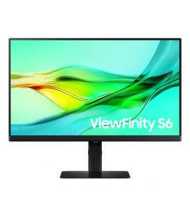 Monitor profesional samsung viewfinity s6 s24d604uau 24'/ qhd/ regulable en altura/ negro