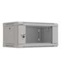 ARMARIO LANBERG MURAL RACK 19" 4U 540X350 FLAT PACK GRIS PUERTA CRISTAL