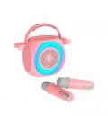 ALTAVOZ KARAOKE COOL MINI KARAOKE 6W ROSA