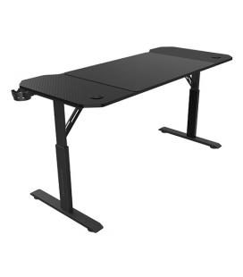 Mars Gaming MGD-ERGO140, Mesa Altura Ajustable 3 Posiciones, Superficie Ergonómica, Estructura Metálica, Alfombrilla XXL, Soport