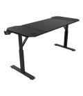 Mars Gaming MGD-ERGO140, Mesa Altura Ajustable 3 Posiciones, Superficie Ergonómica, Estructura Metálica, Alfombrilla XXL, Soport