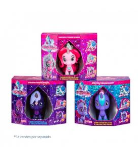 Figura unicornio crystalverse classic 1 unidad aleatoria