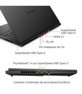 Portatil hp omen gaming 16 - wf1031ns 16.1 pulgadas - i9 - 14900hx -  32gb - ssd 1tb -  nvidia geforce rtx4060 - freedos -  alum