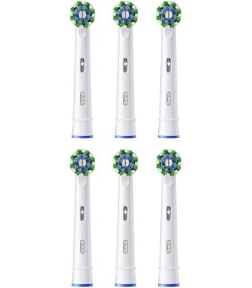 Recambio cepillo dental oral - b eb50 - 6 cross action 6 unidades