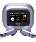 Auriculares bluetooth jbl live flex 3 con estuche de carga/ autonomía 10h/ purpura