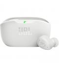 Auriculares bluetooth jbl wave buds con estuche de carga/ autonomía 8h/ blancos