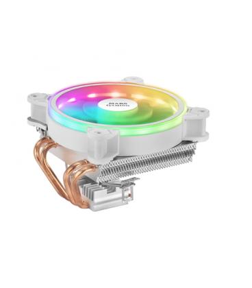 Ventilador disipador cpu mars gaming mcpu220 120mm argb blanco