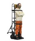 Dr. hannibal lecter masked scale action figura 18 cm the silence of the lambs