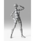 Body chan - sports edition wire frame - (gray color ver.) fig. 13 -5 cm body kun - body chan