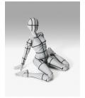 Body chan - sports edition wire frame - (gray color ver.) fig. 13 -5 cm body kun - body chan
