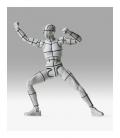 Body kun - sports edition wire frame - (gray color ver.) fig. 15 cm body kun - body chan sh