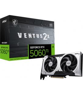 Tarjeta Gráfica MSI GeForce RTX 5060 Ti VENTUS 2X OC PLUS 8GB GDDR7 Reflex 2 RTX AI DLSS4