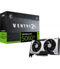 Tarjeta Gráfica MSI GeForce RTX 5060 Ti VENTUS 2X OC PLUS 8GB GDDR7 Reflex 2 RTX AI DLSS4