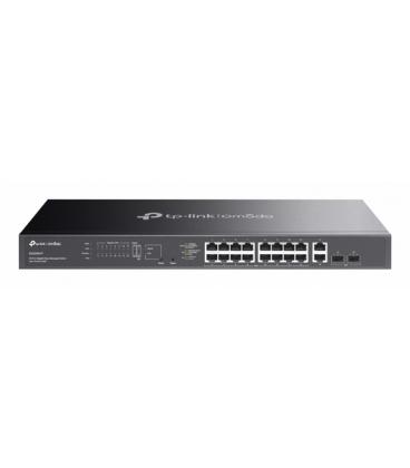 TP-Link Omada ES220GMP switch Gestionado L2 Gigabit Ethernet (10/100/1000) Energía sobre Ethernet (PoE) Negro