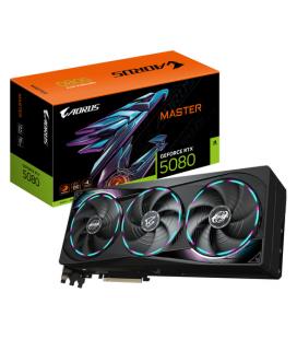 Tarjeta Gráfica Gigabyte GeForce RTX 5080 AORUS MASTER 16GB GDDR7 Reflex 2 RTX AI DLSS4