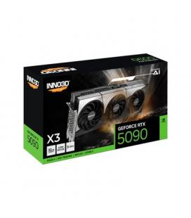 Tarjeta Gráfica Inno3D GeForce RTX 5090 X3 OC 32GB GDDR7 Reflex 2 RTX AI DLSS4