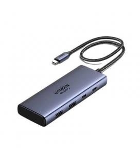 HUB UGREEN 7EN1 USB-C A 2XHDMI+2XUSB-A+2XUSB-C+PD